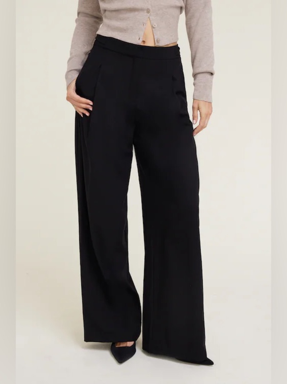 NWT Dynamite Wide-Leg Dressy Trousers